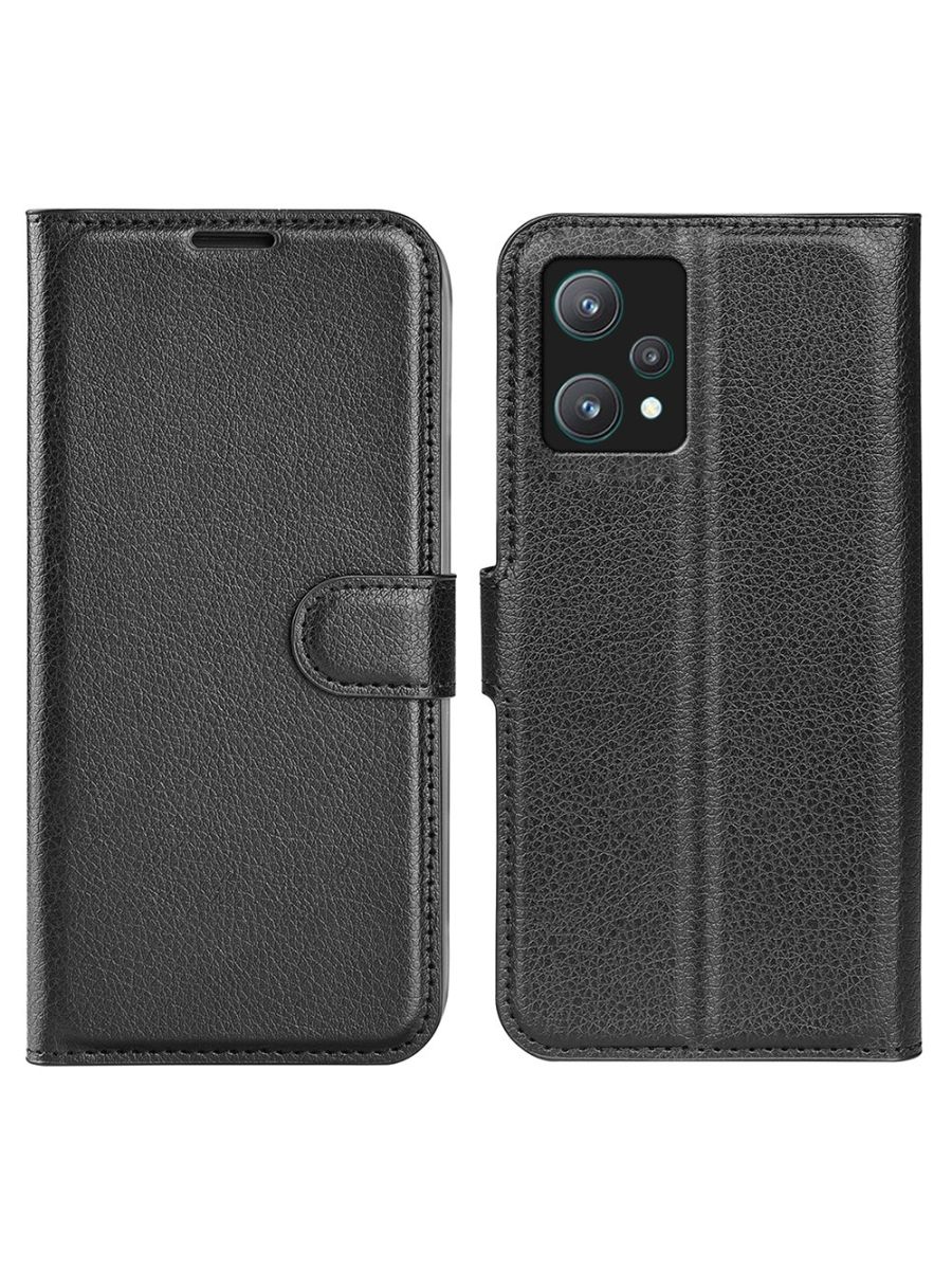 

Чехол Wallet для смартфона Realme 9 Pro черный