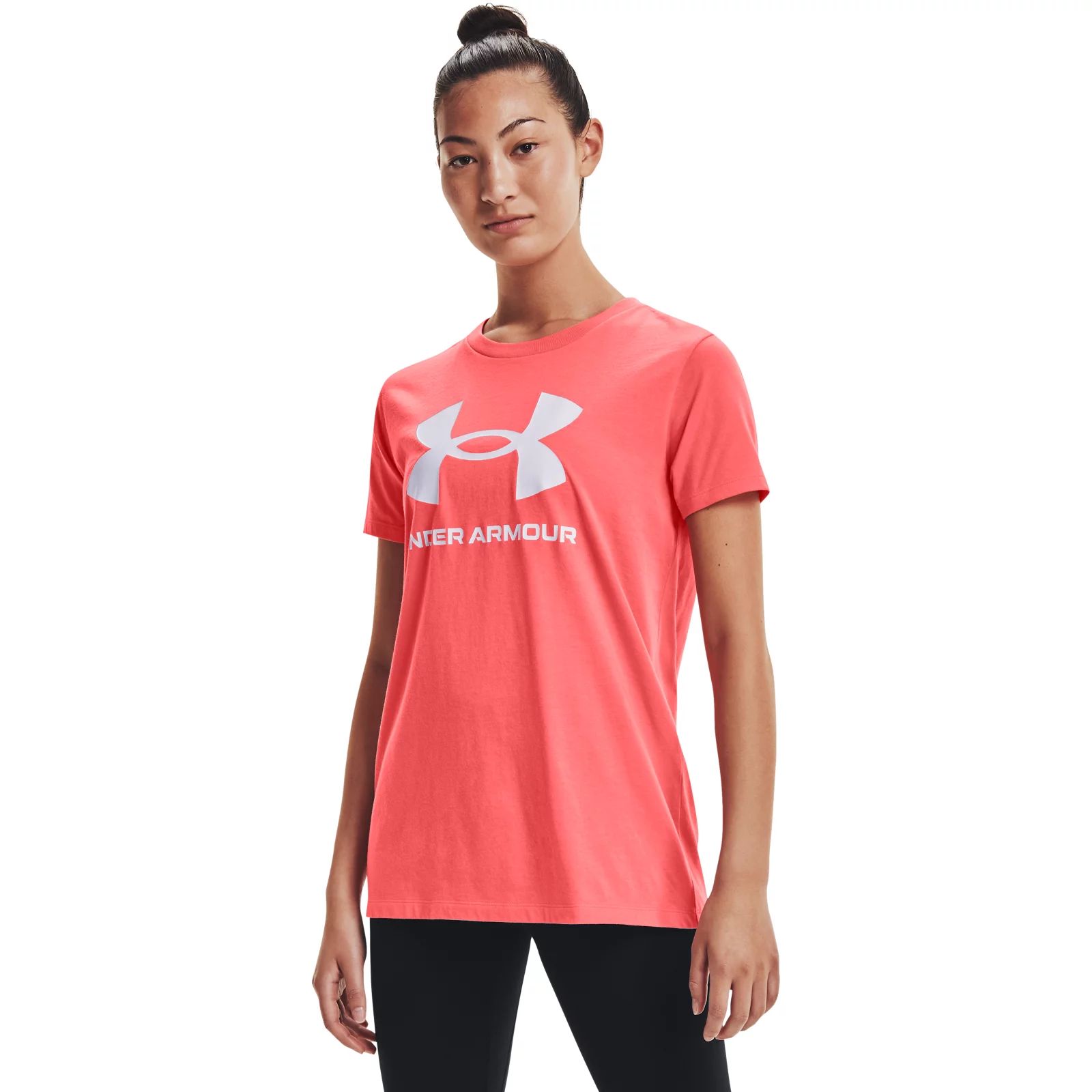 фото Футболка женская under armour 1356305 розовая s/m