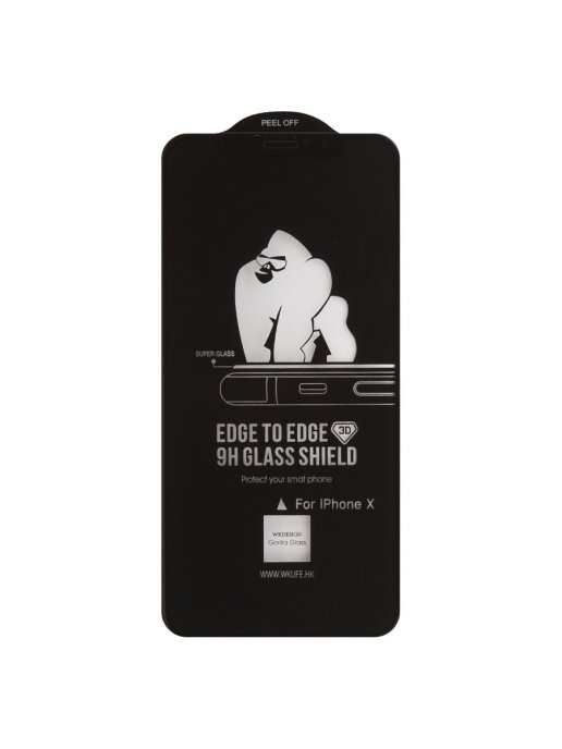 

Защитное стекло WK Kingkong Series 3D Full Cover Curved Edge Glass для iPhone Xr Black