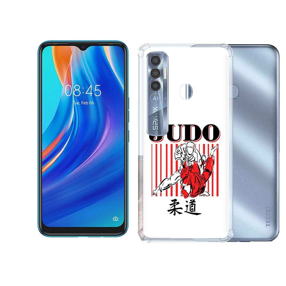 

Чехол MyPads Tocco для Tecno Spark 7 Pro Дзюдо, Прозрачный, Tocco