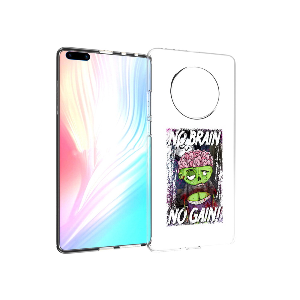 

Чехол MyPads Tocco для Huawei Mate 40 Pro глупый зомби, Прозрачный, Tocco