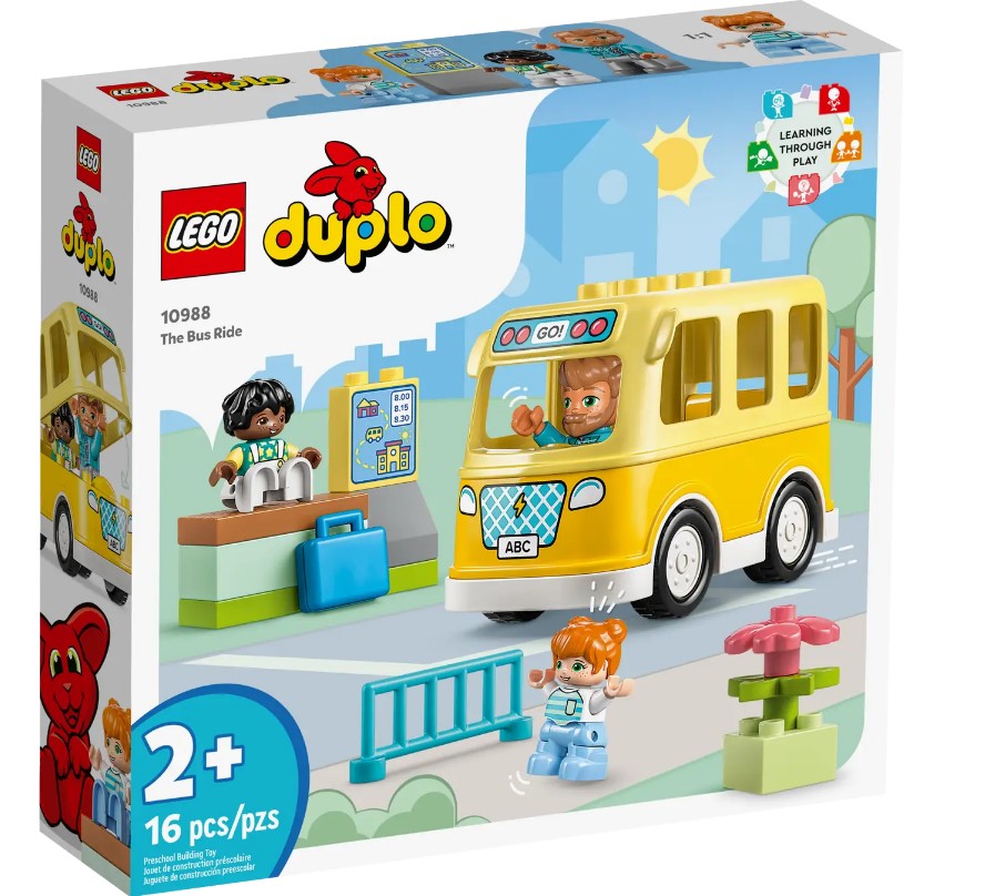 Конструктор LEGO Duplo Поездка на автобусе 16 деталей 10988 1955₽