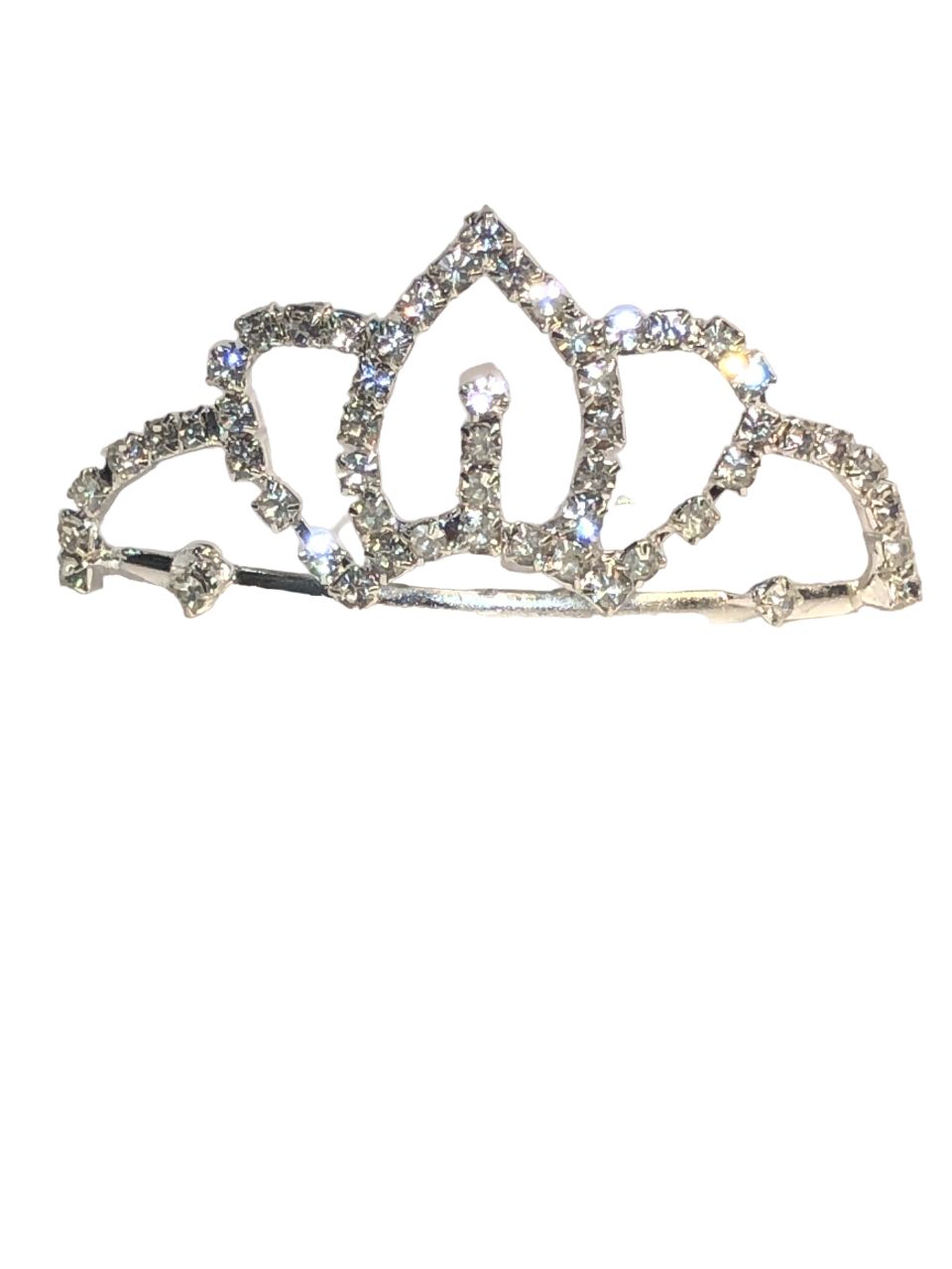 

Мини диадема на девушку COSY серебристый, ТЦМ_66-22В-219-(П1)