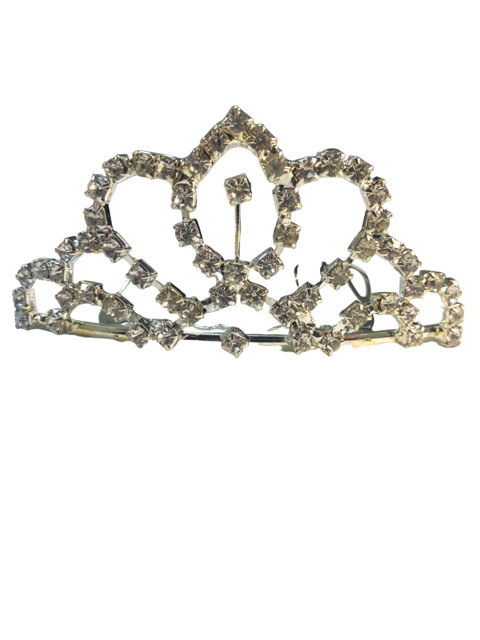 

Мини диадема на девушку COSY серебристый, ТЦМ_66-22В-219-(П4)