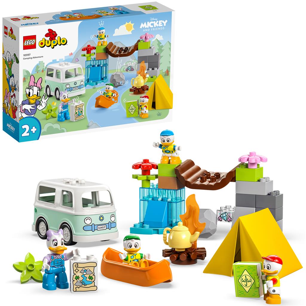 Конструктор LEGO DUPLO Disney Приключение в кемпинге, 37 деталей, 10997 конструктор lego duplo disney миссия базз лайтер планета 10962