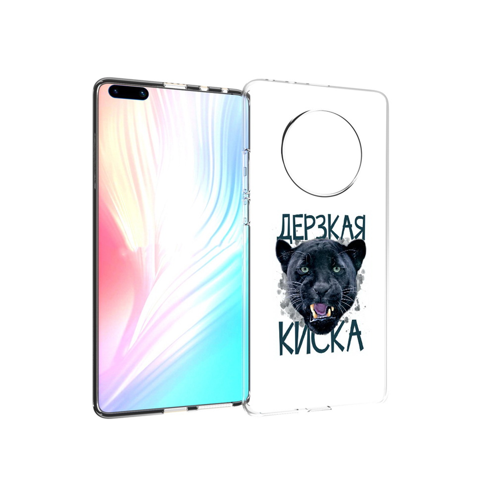 

Чехол MyPads Tocco для Huawei Mate 40 Pro дерзкая киска, Прозрачный, Tocco