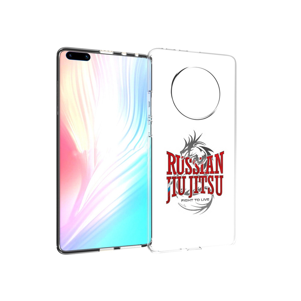 

Чехол MyPads Tocco для Huawei Mate 40 Pro джиу джитсу, Прозрачный, Tocco