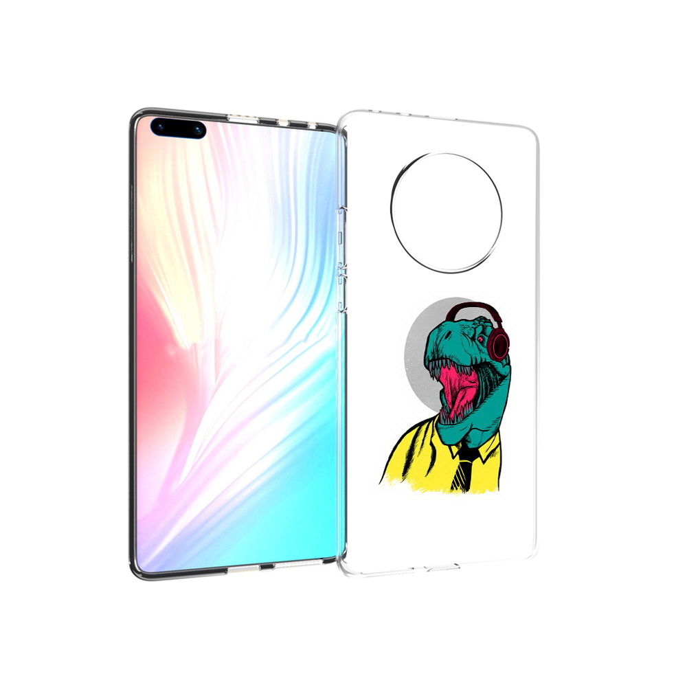 

Чехол MyPads Tocco для Huawei Mate 40 Pro дино, Прозрачный, Tocco
