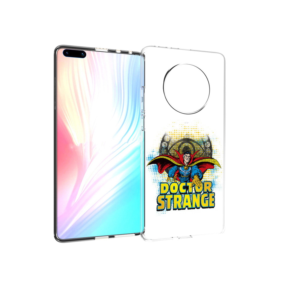 

Чехол MyPads Tocco для Huawei Mate 40 Pro доктор стренж рисунок, Прозрачный, Tocco