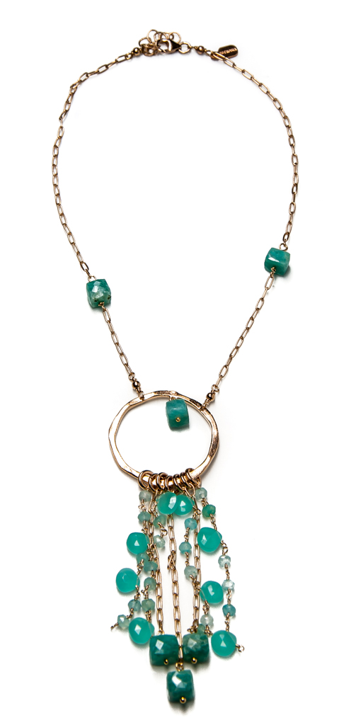 

Колье Estrosia, с аквамарином, ES-CLD16-1, ES-CLD16-1