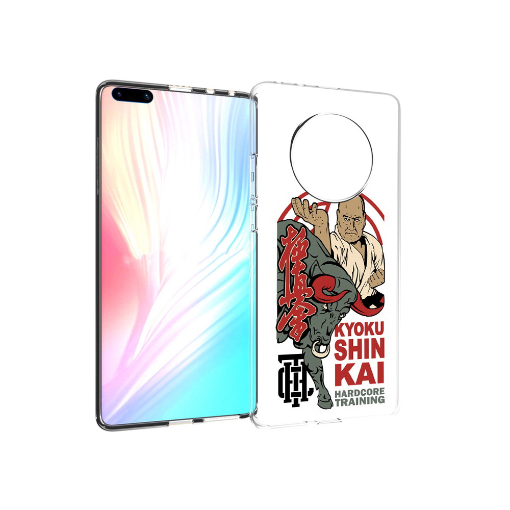 

Чехол MyPads Tocco для Huawei Mate 40 Pro единоборства рисунок, Прозрачный, Tocco