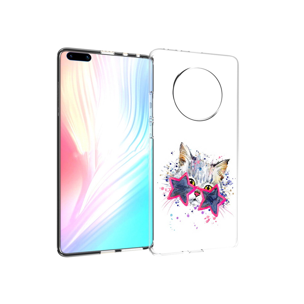 

Чехол MyPads Tocco для Huawei Mate 40 Pro звездные очки, Прозрачный, Tocco