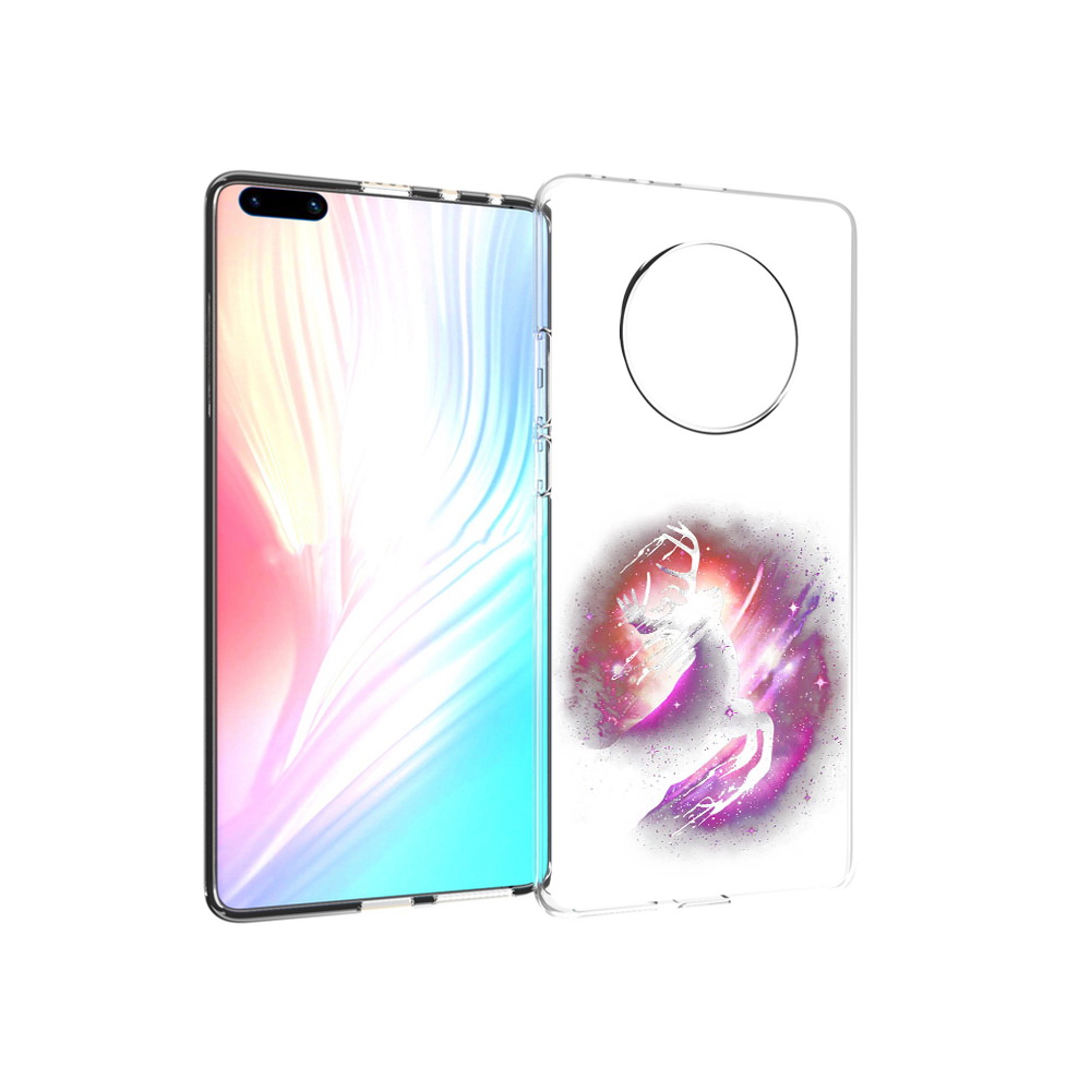 

Чехол MyPads Tocco для Huawei Mate 40 Pro звездный олень, Прозрачный, Tocco