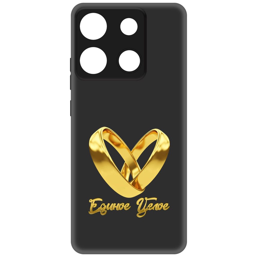 

Чехол-накладка Krutoff Soft Case Единое целое для Infinix Smart 7 Plus черный