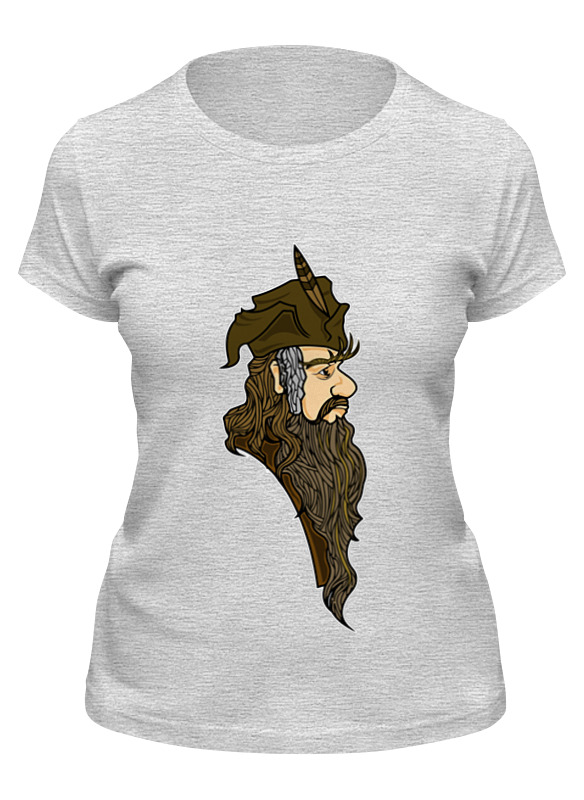 

Футболка женская Printio Радагаст карий (radagast the brown) серая M, Серый, Радагаст карий (radagast the brown)