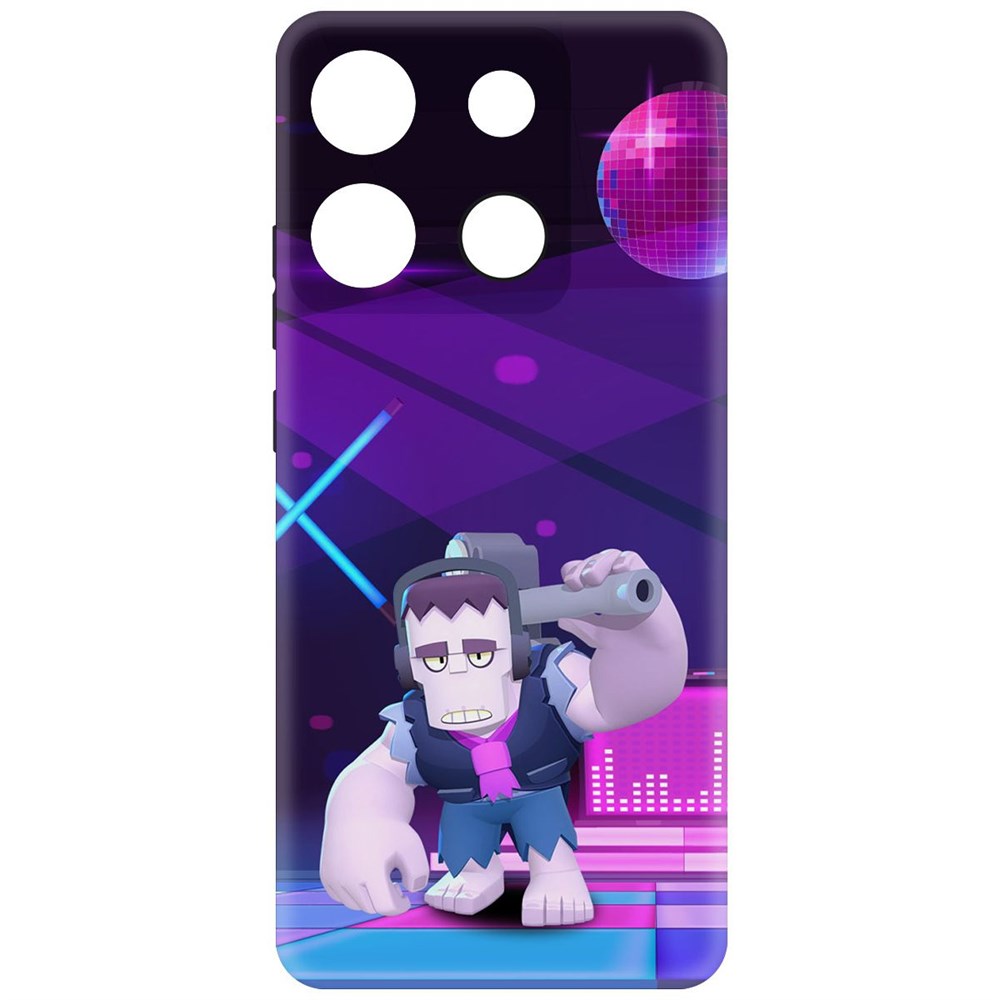 

Чехол-накладка Krutoff Soft Case Brawl Stars - Фрэнк для INFINIX Smart 7 Plus черный