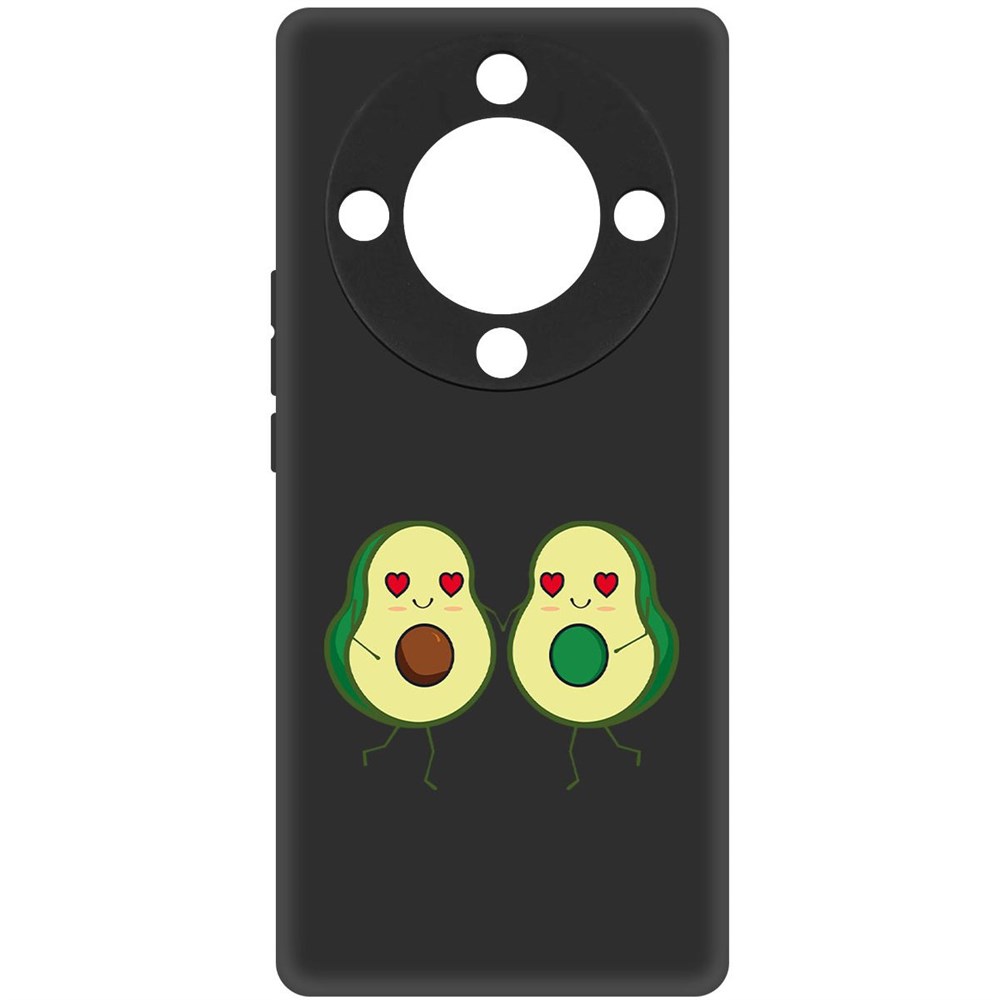 

Чехол-накладка Krutoff Soft Case Авокадо Пара для Honor Magic 5 Lite черный