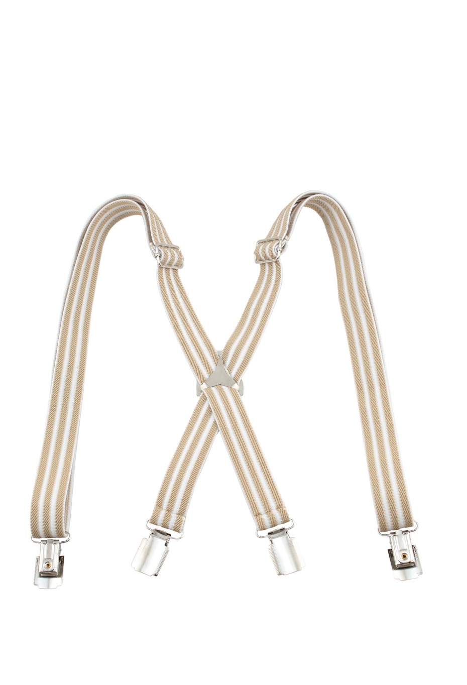 Подтяжки унисекс Stilmark В75 бежевые