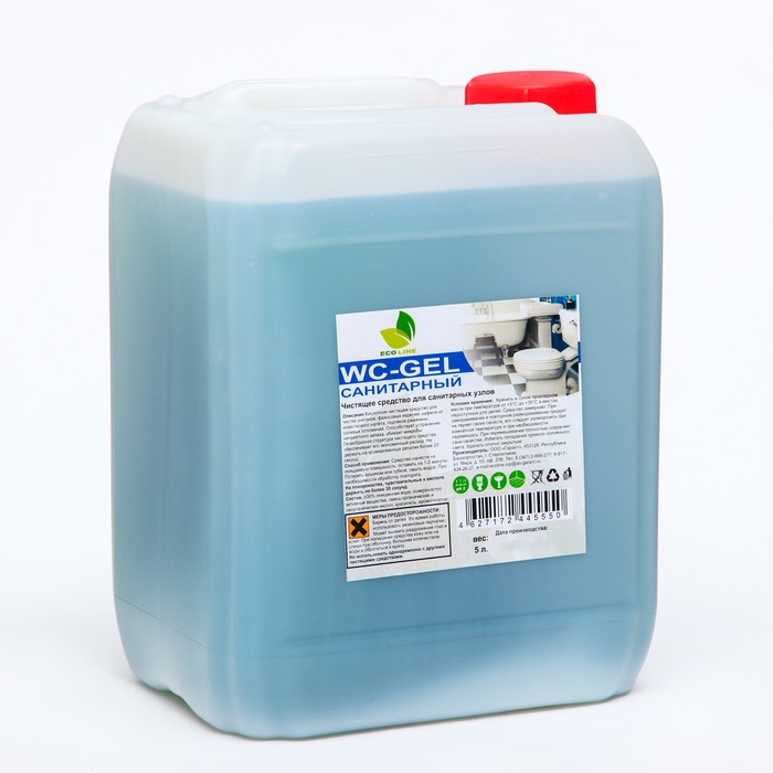 Чистящее средство для сан.узлов Eco line WC-gel Санитарный, 5 л 100055212563