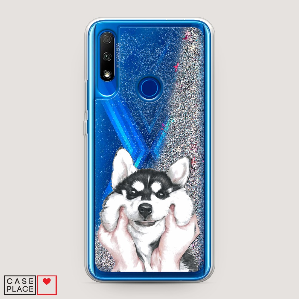 

Чехол Awog на Honor 9X "Щечки хаски", Разноцветный, 69991-1