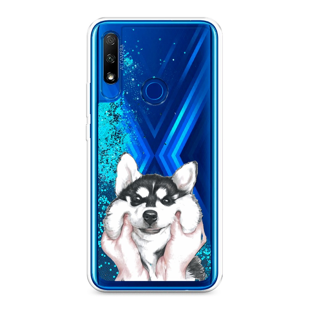 

Чехол Awog на Honor 9X "Щечки хаски", Разноцветный, 69993-1