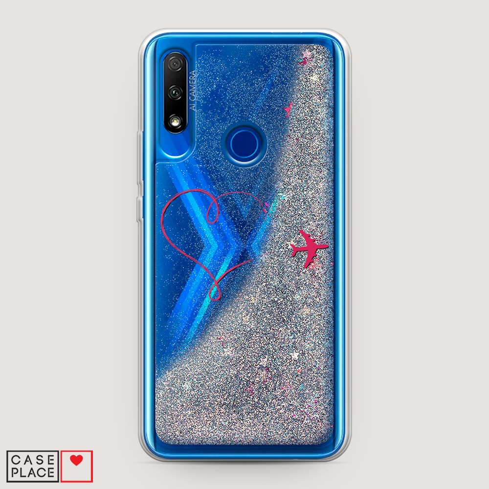 

Чехол Awog на Honor 9X "Сердце и самолет", Разноцветный, 69991-1