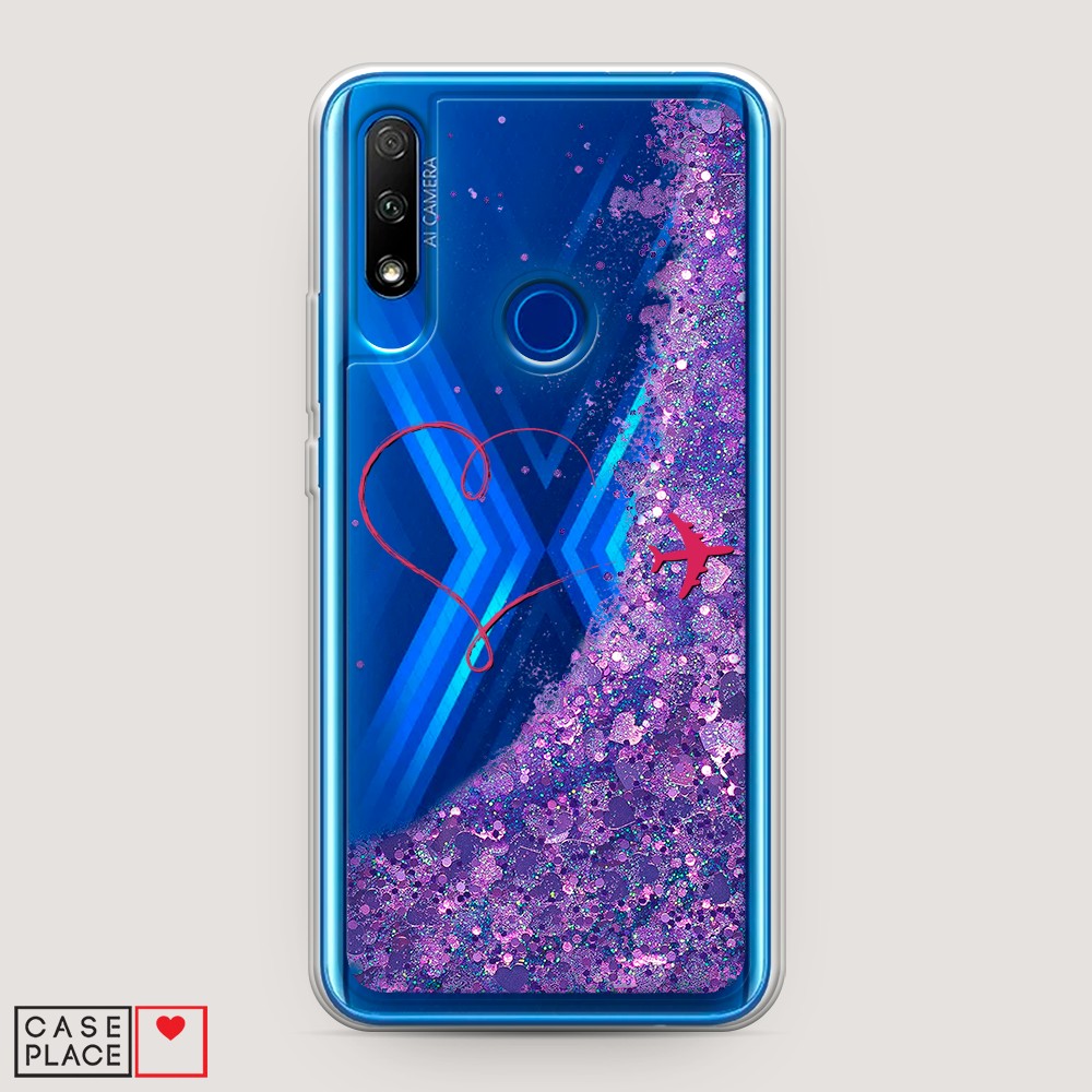 

Чехол Awog на Honor 9X "Сердце и самолет", Разноцветный, 69992-1