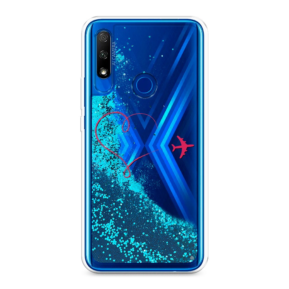 

Чехол Awog на Honor 9X "Сердце и самолет", Разноцветный, 69993-1