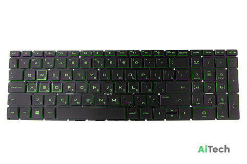 

Клавиатура для HP 15-CX 15-DA 15-DB 15-CS с зеленой подсветкой p/n: NSK-XN1LN