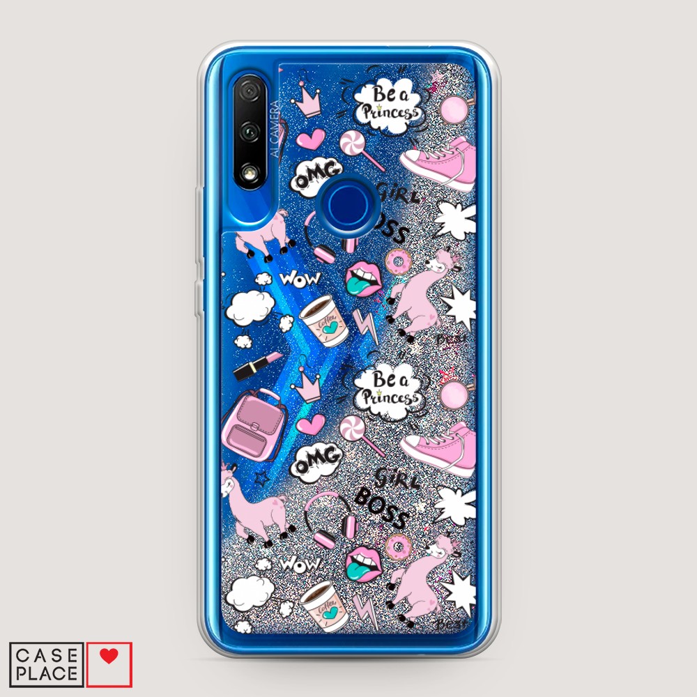 

Чехол Awog на Honor 9X "Стильная лама", Разноцветный, 69991-1