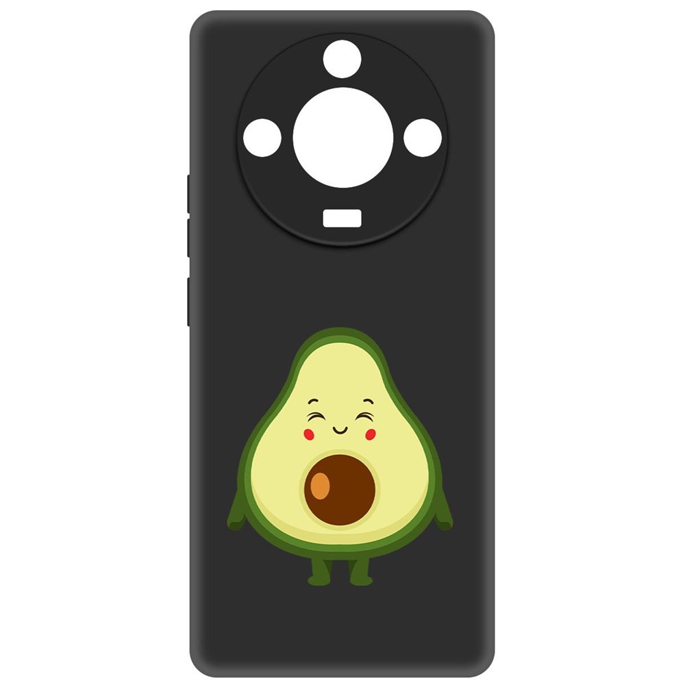 

Чехол-накладка Krutoff Soft Case Авокадо Милый для Realme 11 Pro черный