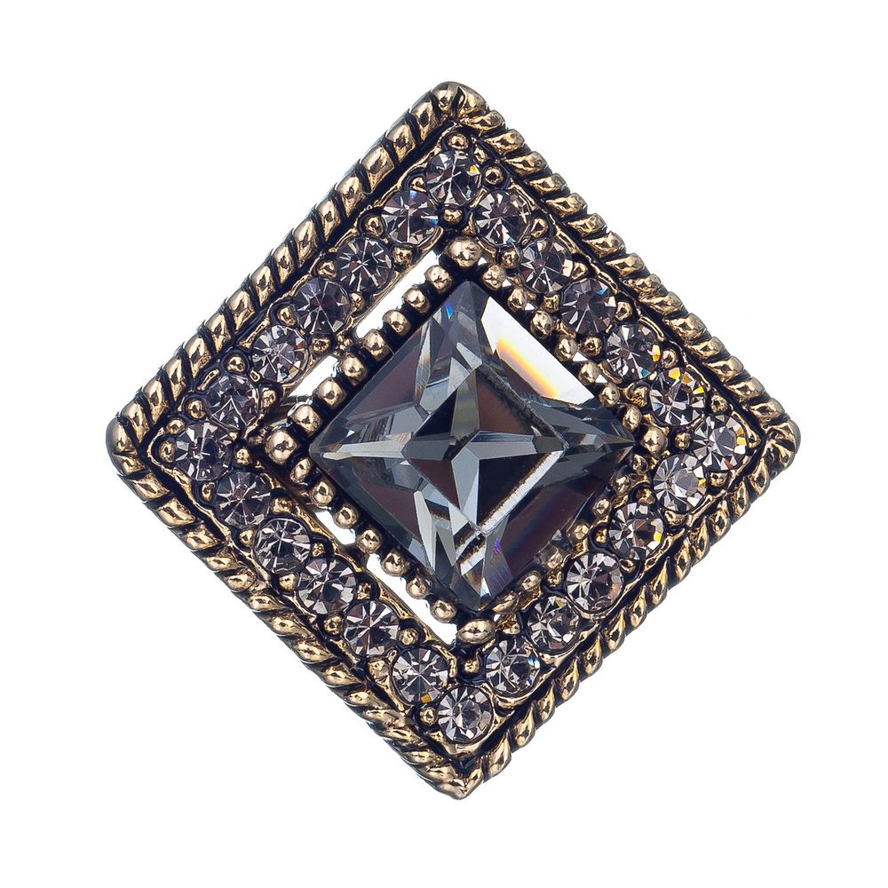 

Брошь из бижутерного сплава с swarovski Moon Paris MoS-23.04-005, MoS-23.04-005