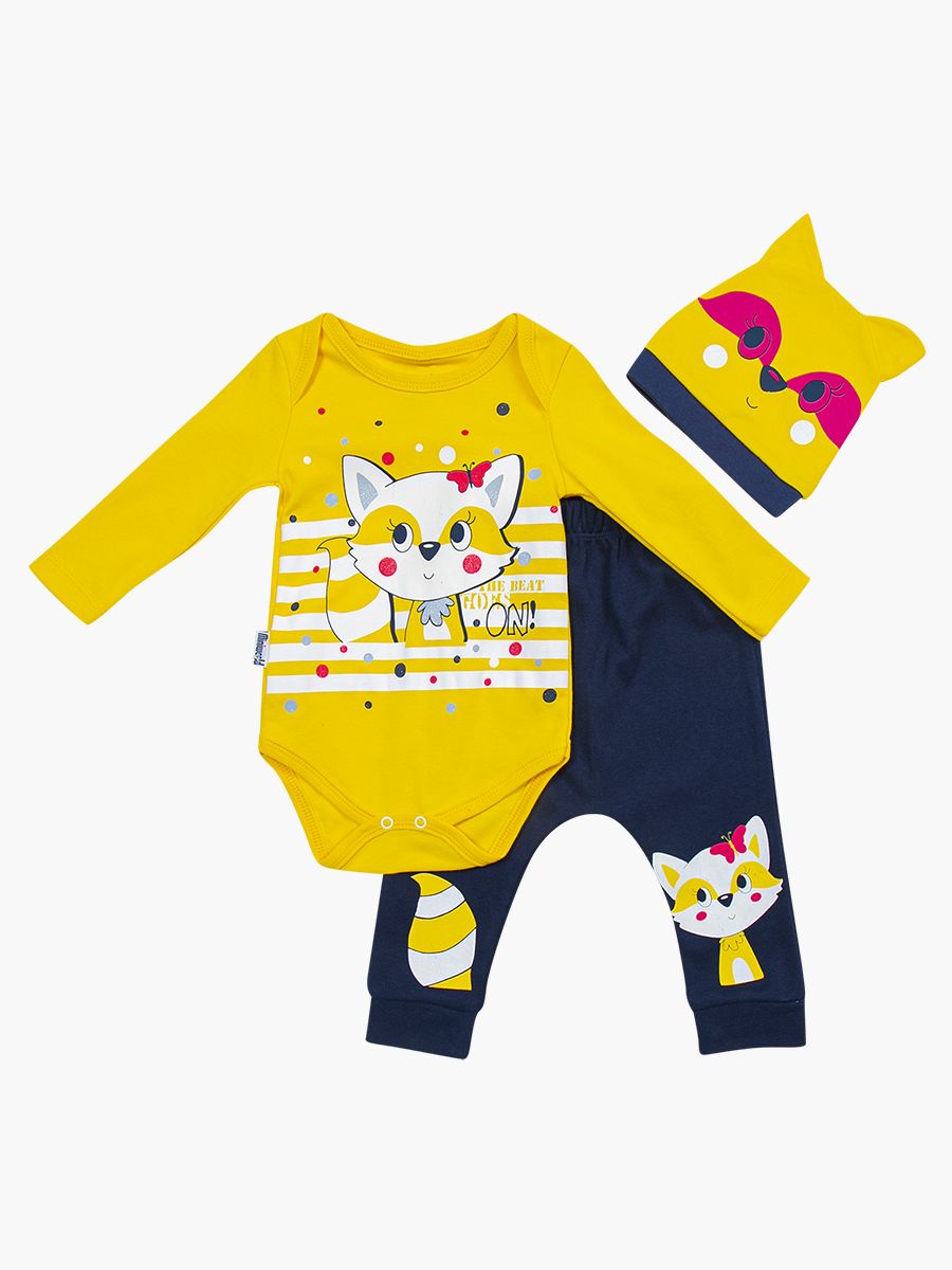 Костюм детский Miniworld MW14718, желтый, 68 важная деталь как выбирать носить и любить нижнее белье