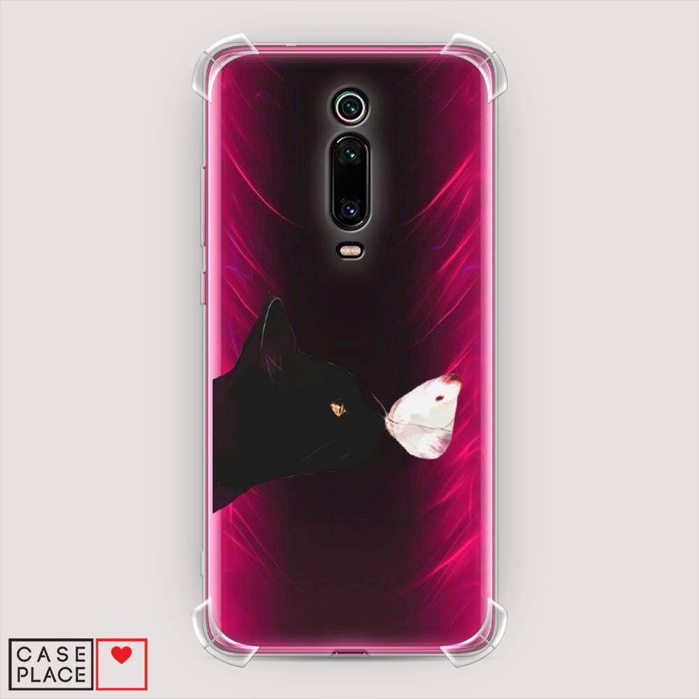 

Чехол Awog на Xiaomi Mi 9T/9T Pro/Redmi K20/K20 Pro "Черный кот и бабочка", Разноцветный, 35751-1