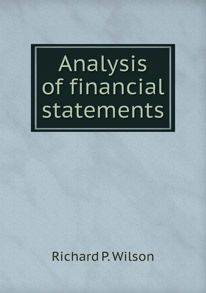 

Analysis of financial statements