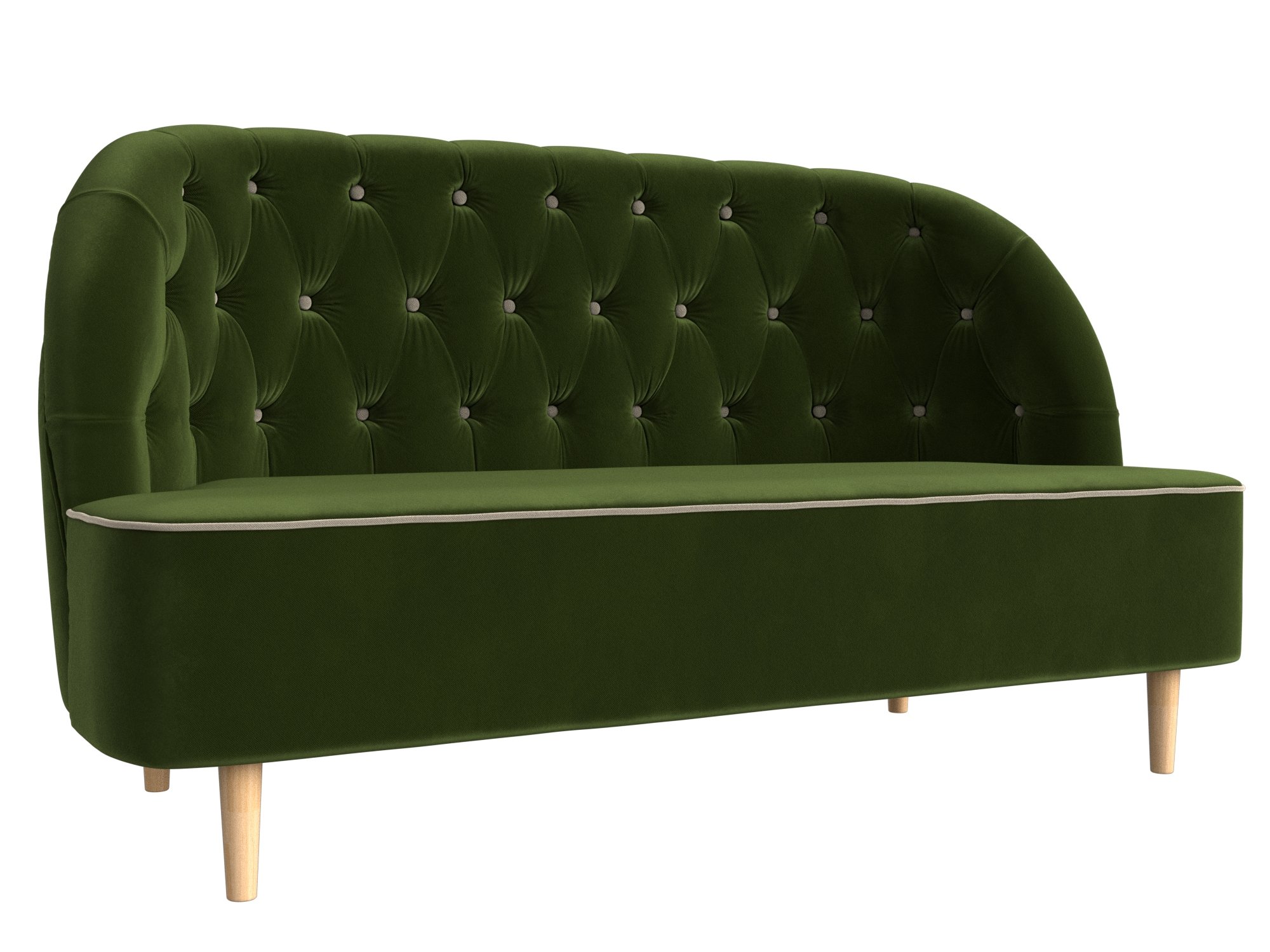 

Кушетка Хит Диванов Амиса микровельвет, зеленый, 100504