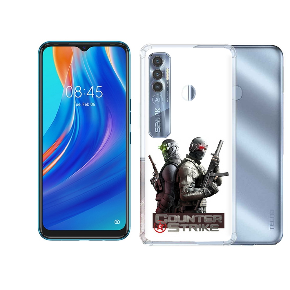 

Чехол MyPads Tocco для Tecno Spark 7 Pro КС, Прозрачный, Tocco