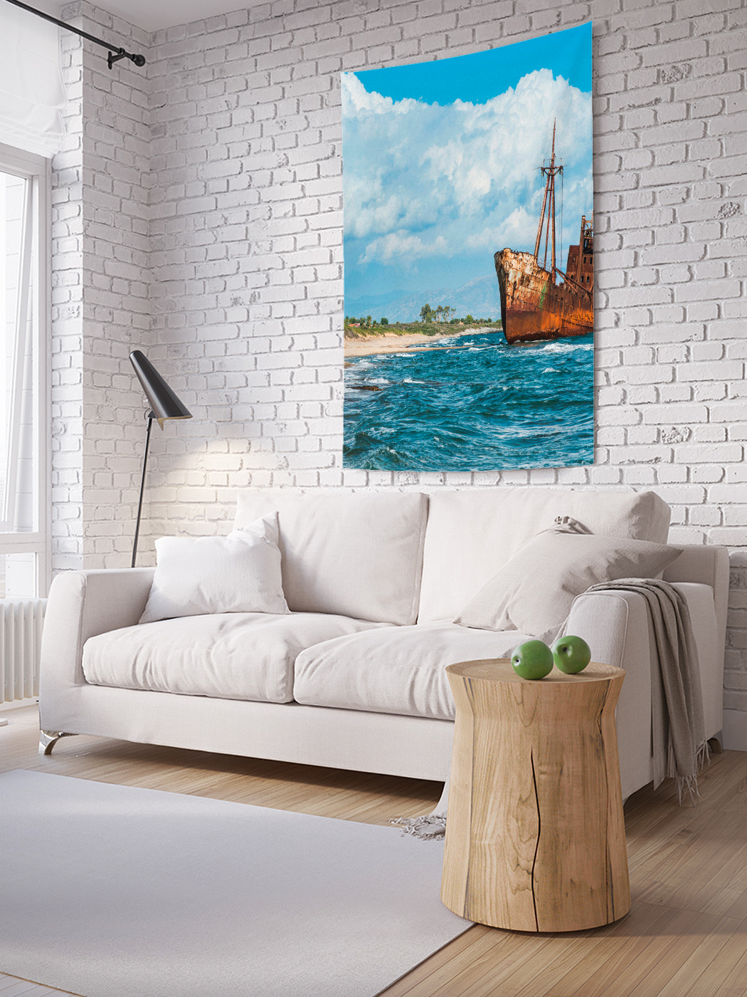 

Вертикальное фотопанно на стену JoyArty Старый корабль 100x150 см, Старый корабль