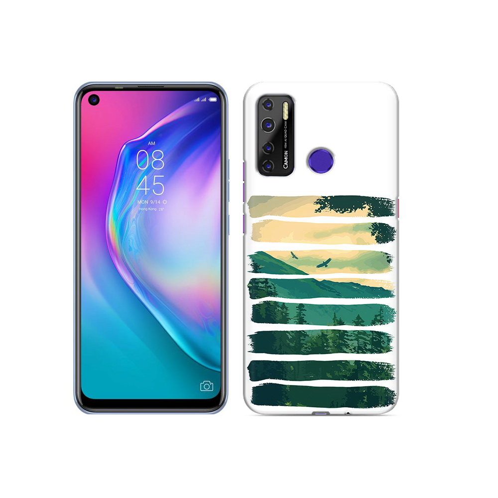

Чехол MyPads Tocco для Tecno Camon 15 Лесная чаща, Прозрачный, Tocco