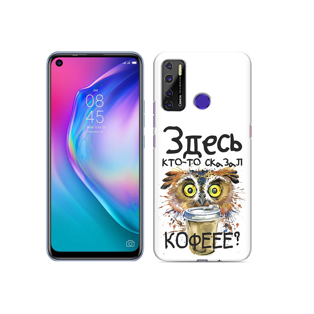 

Чехол MyPads Tocco для Tecno Camon 15 Любительница кофе, Прозрачный, Tocco