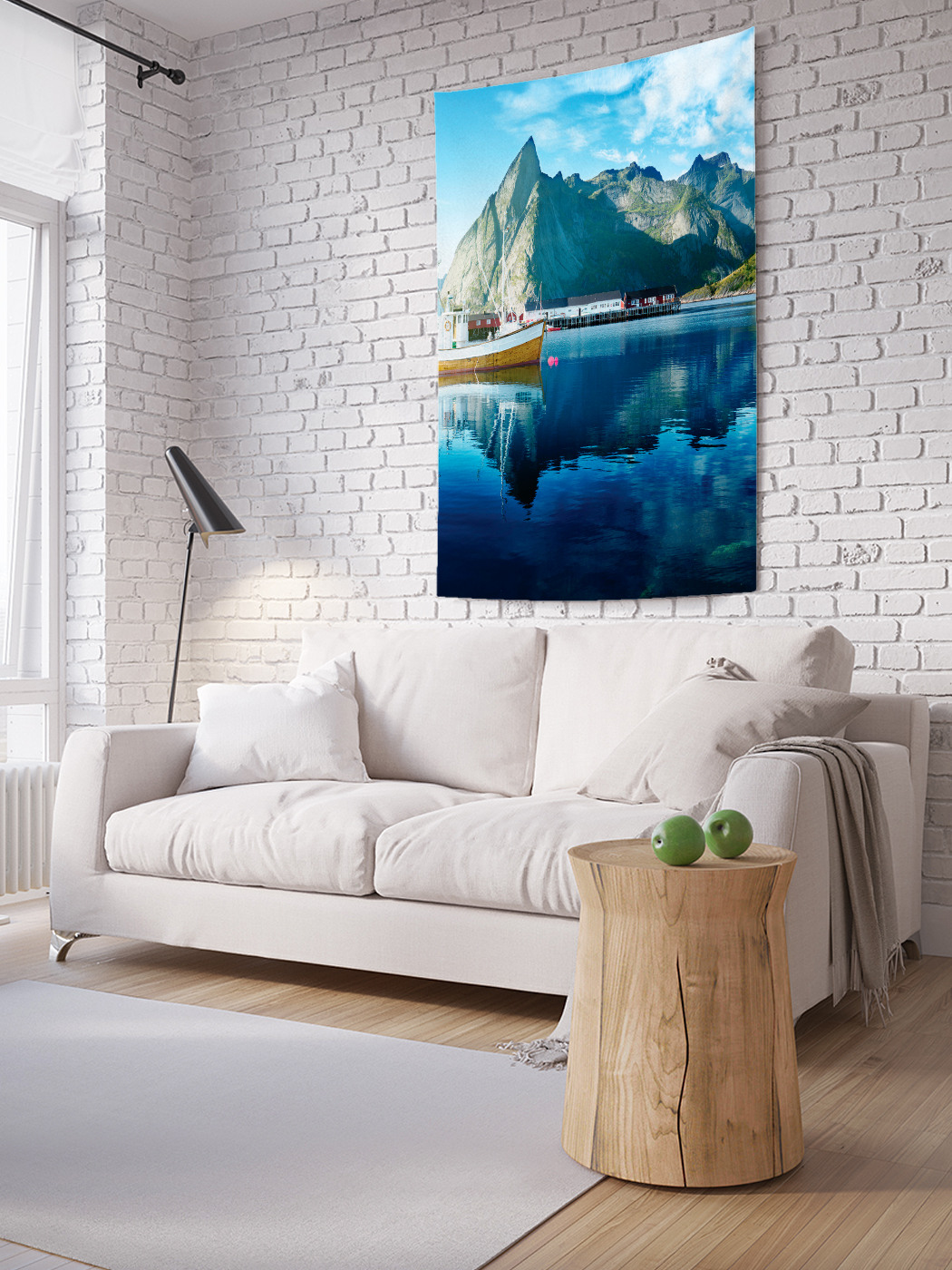 

Вертикальное фотопанно на стену JoyArty Норвежские горы 100x150 см, Норвежские горы