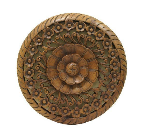 

Круглое резное панно "Розетка"