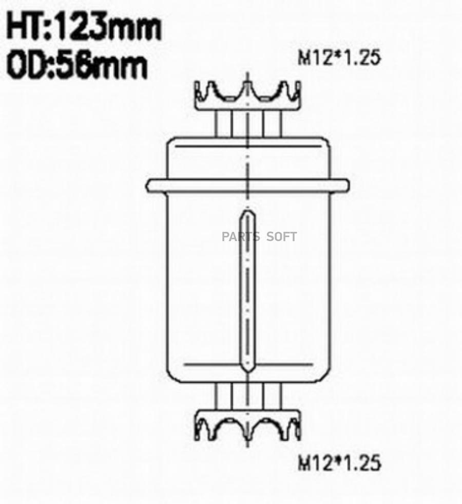 

Фильтр Топл Js Fs6004U JS Asakashi FS6004U