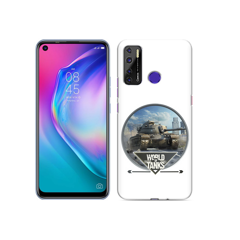 

Чехол MyPads Tocco для Tecno Camon 15 Мир танков, Прозрачный, Tocco