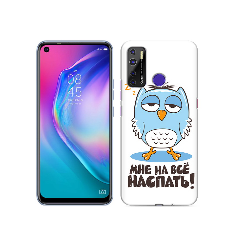 

Чехол MyPads Tocco для Tecno Camon 15 Мне на все наспать, Прозрачный, Tocco