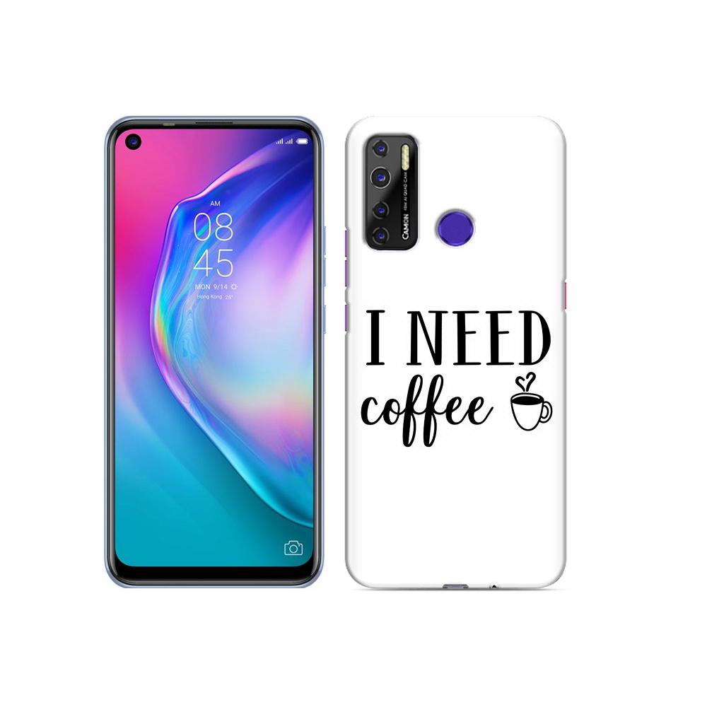 

Чехол MyPads Tocco для Tecno Camon 15 Мне нужен кофе, Прозрачный, Tocco