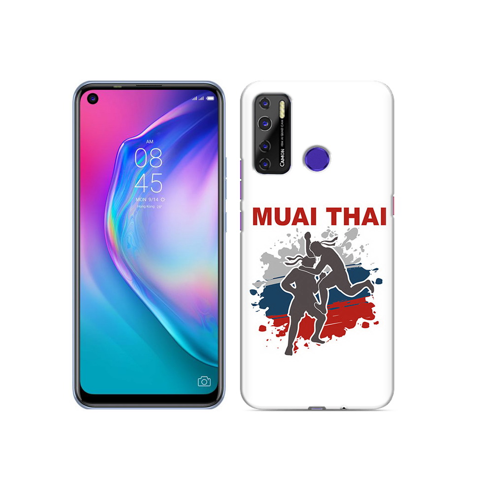 

Чехол MyPads Tocco для Tecno Camon 15 Муайтай, Прозрачный, Tocco