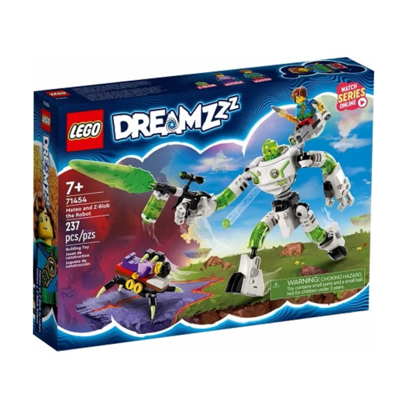 Конструктор LEGO DREAMZzz Матео и робот Z-Blob, 71454 конструктор lego dreamzzz фургон черепаха миссис кастильо 71456