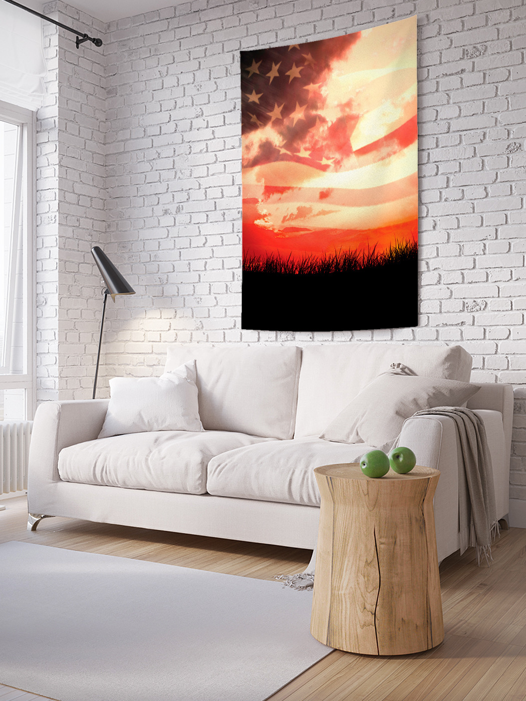 

Вертикальное фотопанно на стену JoyArty Яркое зарево 100x150 см, Яркое зарево