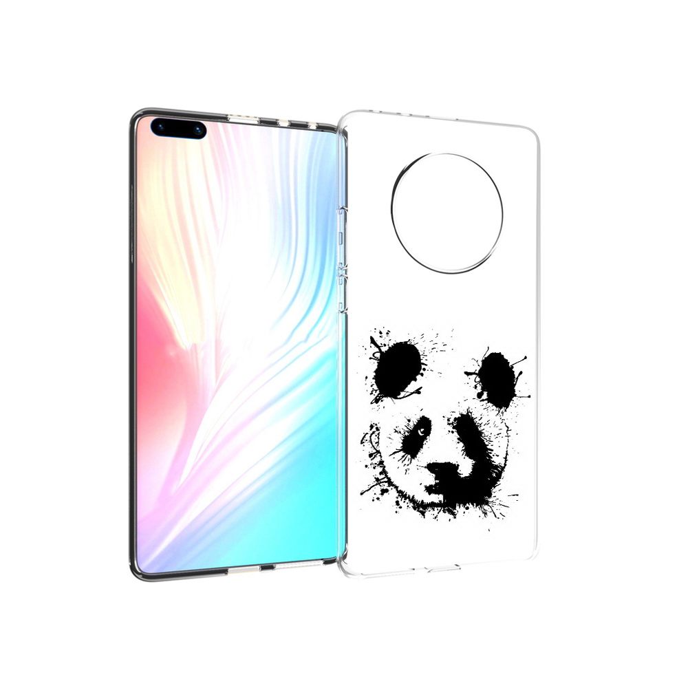 

Чехол MyPads Tocco для Huawei Mate 40 Pro клякса-панда, Прозрачный, Tocco